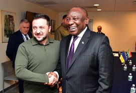 President Cyril Ramaphosa Hosts Ukrainian President Volodymyr Zelenskyy at Union Buildings in Pretoria to Strengthen Diplomatic Relations