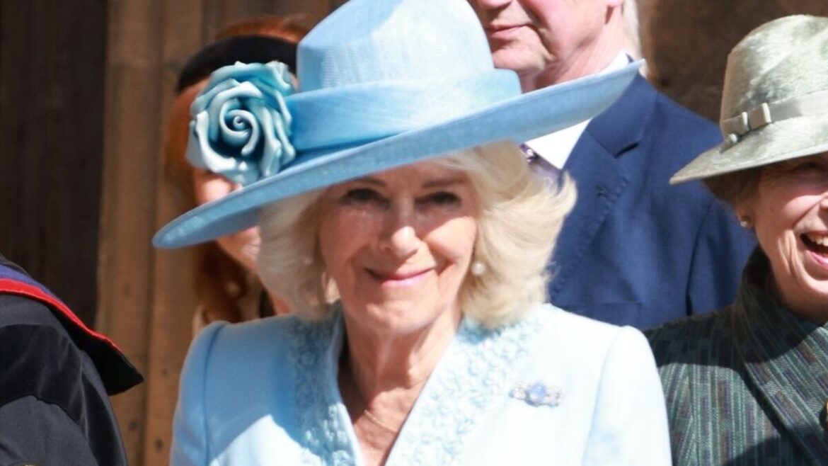 Queen Camilla Makes a Stylish Statement in Blue at Windsor Easter Service Reflecting Themes of Renewal and New Life