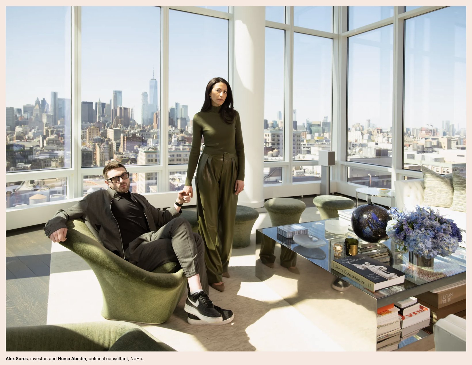 Alex Soros and Huma Abedin