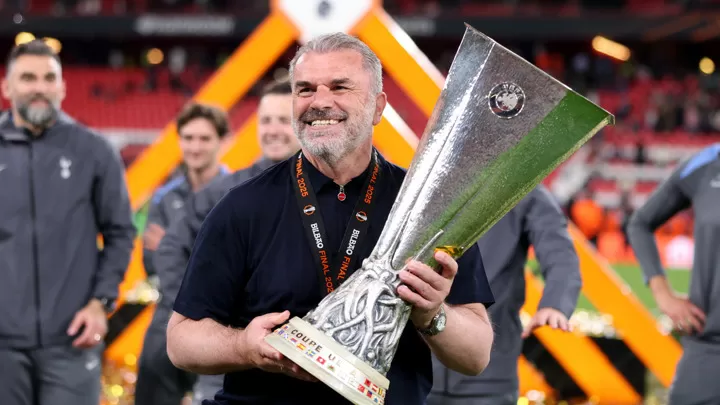 Tottenham Clinches Europa League Title in Spain and Secures Super Cup Spot While Manager Postecoglou’s Future Hangs in Balance