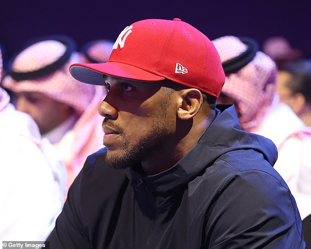 Anthony Joshua confirms he still wants to fight Tyson Fury as he recovers from elbow injury in Riyadh after attending Canelo Alvarez’s match