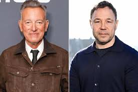 Bruce Springsteen shares a quiet lunch with Stephen Graham at a small restaurant in the West Yorkshire village of Kirkburton