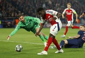 Bukayo Saka’s Heartbreaking Miss in Arsenal’s Champions League Defeat to PSG Leaves Fans in Shock