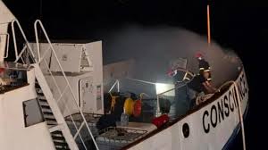 Drone strike reportedly hits aid ship carrying activists and supplies off the coast of Malta sparking fire and hours-long emergency at sea