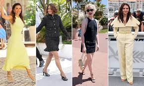 Eva Longoria Shines in Yellow Midi Dress as She Joins Cannes Film Festival Jury Members for Photo Call