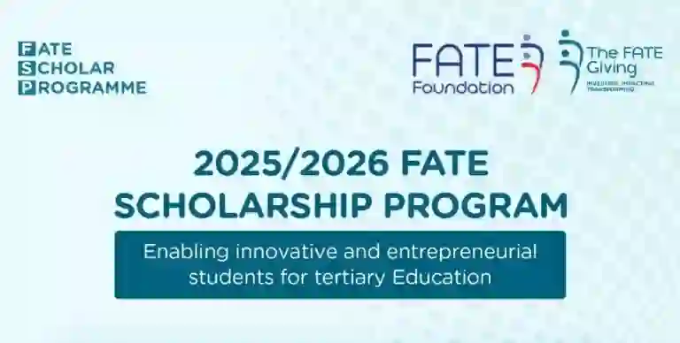 FATE Foundation launches scholarship program to support young Nigerian students pursuing STEAM degrees in public universities across the country