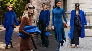 Fashion Experts Reveal Why Navy Blue Is Becoming The Most Popular Color Trend In Global Style Circles For 2024