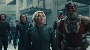 Florence Pugh leads the Thunderbolts cast in a bold and unexpectedly heartfelt Marvel comeback set across Manhattan
