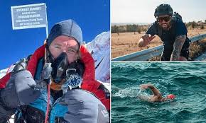 Former Royal Marine Mitch Hutchcraft Completes Epic Journey to Summit Mount Everest After Swimming the English Channel and Cycling 12,000km Across 19 Countries