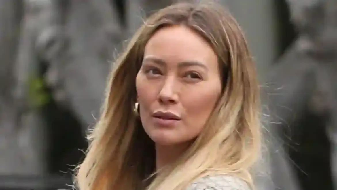Hilary Duff Stuns in Chic Gucci Outfit During L.A. Outing While Husband Matthew Koma Defends Her Against Cosmetic Enhancement Rumors
