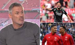 Jamie Carragher questions William Saliba’s leadership as Arsenal struggle defensively at Anfield without Gabriel Magalhaes