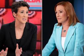 Jen Psaki takes over Rachel Maddow’s primetime position as MSNBC shifts strategy amid falling ratings and big leadership changes in New York