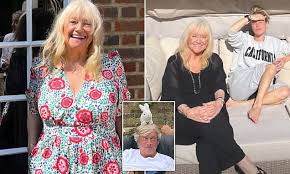 Judy Finnigan stuns in floral dress as she celebrates her 77th birthday surrounded by family in sunny garden gathering at her UK home