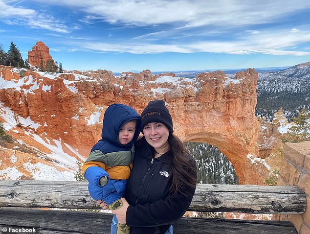 Police find young mother and toddler son dead from gunshot wounds in suspected murder-suicide at secluded woodland home in Pembroke New Hampshire