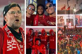 Jurgen Klopp returns to Anfield as Liverpool fans celebrate long-awaited Premier League title with emotional trophy ceremony