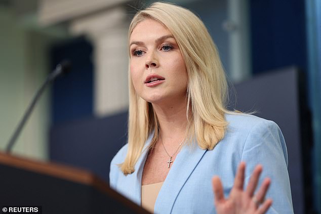 Karoline Leavitt Calls Ridiculous Claims That President Trump Profited from Presidency and Clarifies Family Involvement in Middle East Trip in Washington