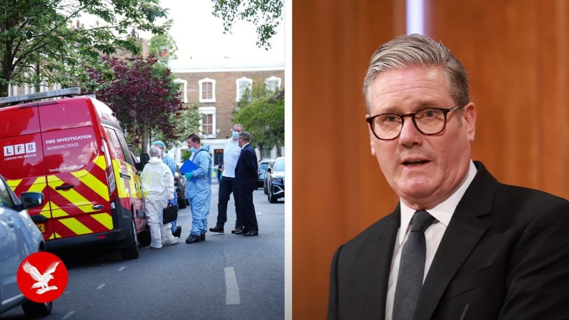 Suspect charged with arson as political tension rises following fires at addresses once owned by Keir Starmer in North London
