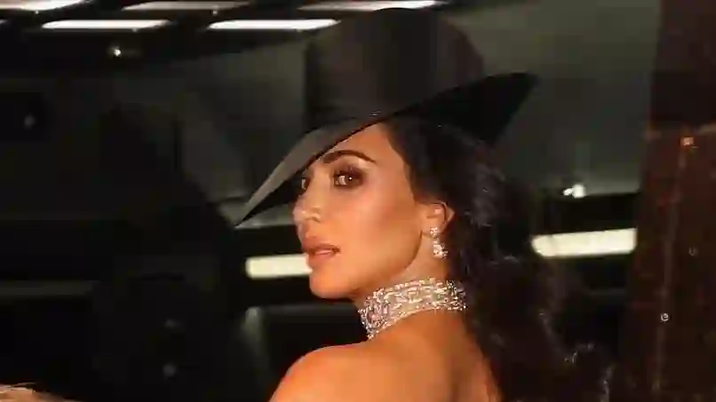 Kim Kardashian scolds security guard on Met Gala red carpet in New York after tripping over her own dress