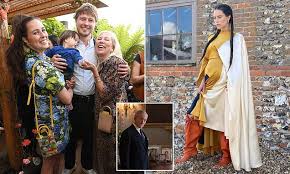 Maddison May Brudenell opens up about watching The Crown as a royal descendant while raising her fourth baby in the UK