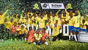 Mamelodi Sundowns Celebrate Their Eighth Consecutive Premier Soccer League Championship After Dominating South African Football Season