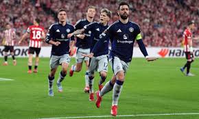 Manchester United crush Athletic Bilbao with ruthless 3-0 win at San Mames to take control of Europa League semi-final first leg