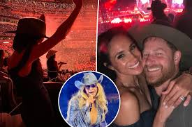 Meghan Markle and Prince Harry show off joyful affection at Beyoncé’s Cowboy Carter tour in Los Angeles as they shrug off weeks of online drama