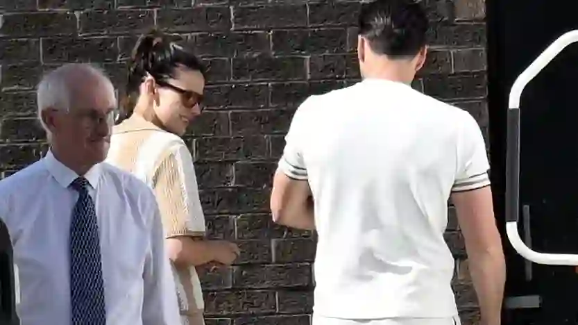 Michelle Keegan brings baby Palma to the Brassic set as proud dad Mark Wright beams during sweet family moment in Manchester