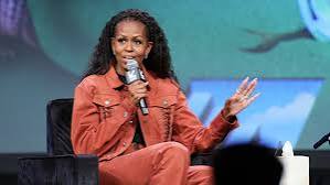 Michelle Obama sparks backlash after joking about aging sperm and autism during podcast recording in Washington D.C.