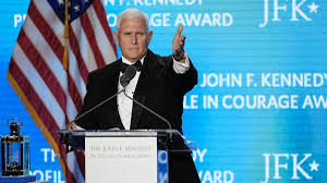 Mike Pence accepts JFK Courage Award at Boston’s Presidential Library as Trump fumes over January 6 legacy being honored