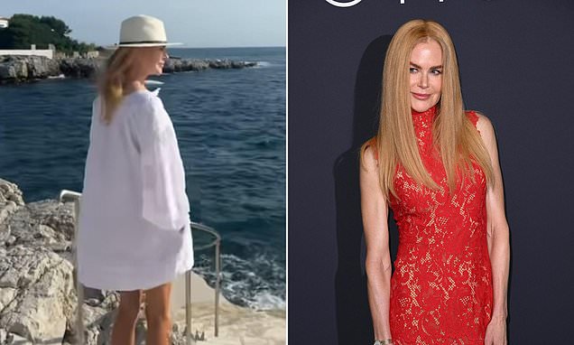 Nicole Kidman reveals her real curly hair while vacationing on the French Riviera after a wig fail at the 2025 Kering Women in Motion Awards in Cannes