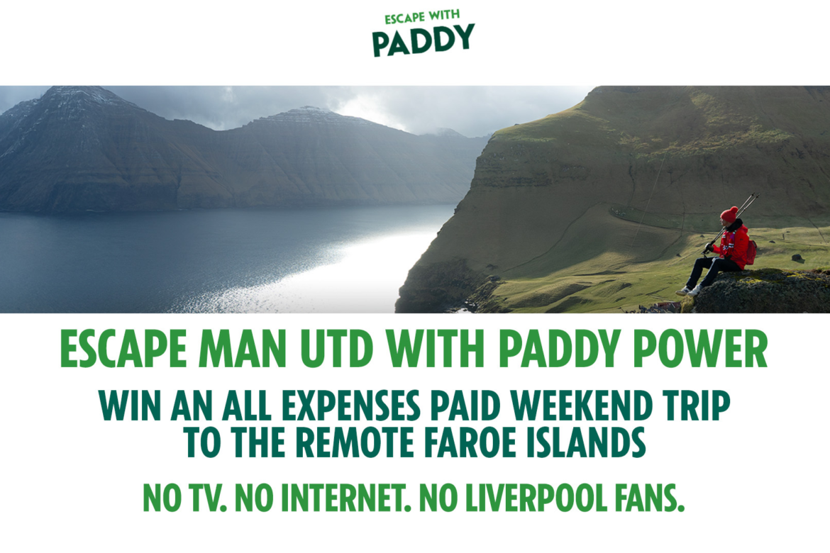 Paddy Power trolls devastated Man United fans by offering a football-free escape to the Faroe Islands after their heartbreaking Europa League final loss in Bilbao