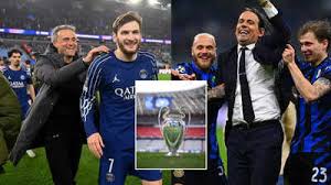 Paris Saint-Germain and Inter Milan compete fiercely in the Champions League final at Allianz Arena in Germany