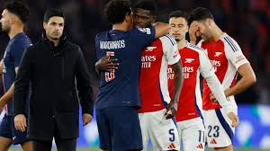 Paris Saint-Germain knock out Arsenal with clinical goals and ruthless defending in Champions League semi-final clash in France