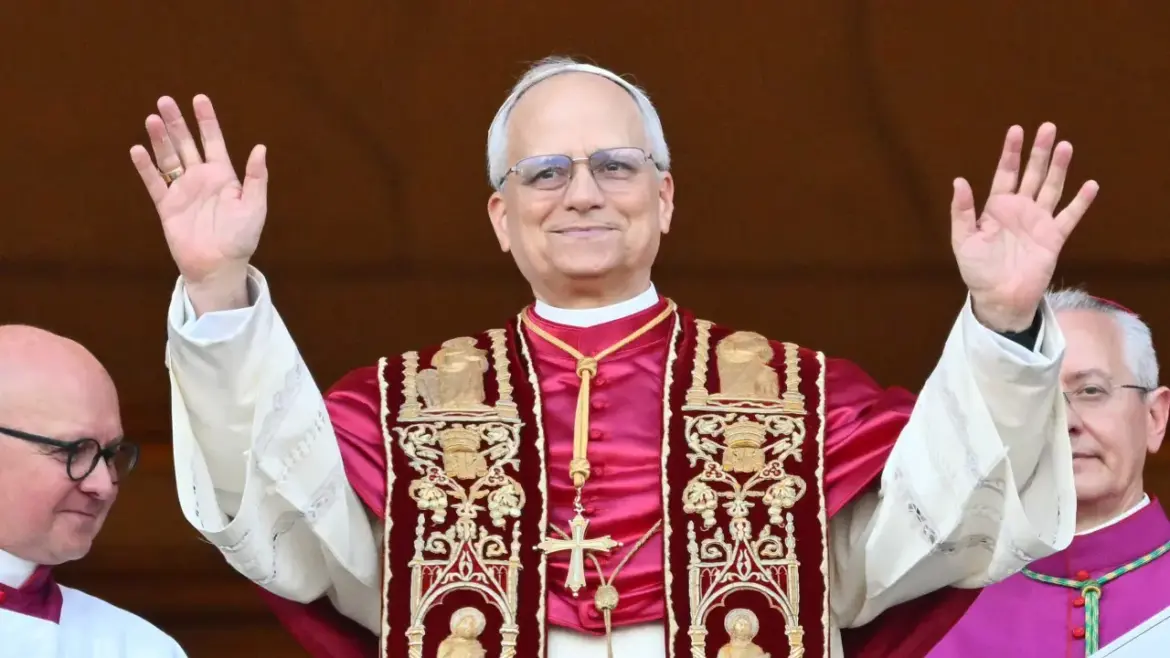 New Pope Leo VIX addresses the world in his first X message from Rome days after offering a cryptic one-word reply to America