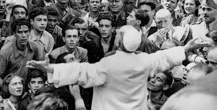 Pope Pius XII honors St. Joseph by establishing a new feast day in Rome to uplift the dignity of work on May 1