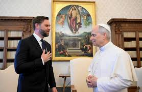 President Donald Trump invites Pope Leo XIV to visit the White House in Washington as Vice President JD Vance delivers letter in person at the Vatican