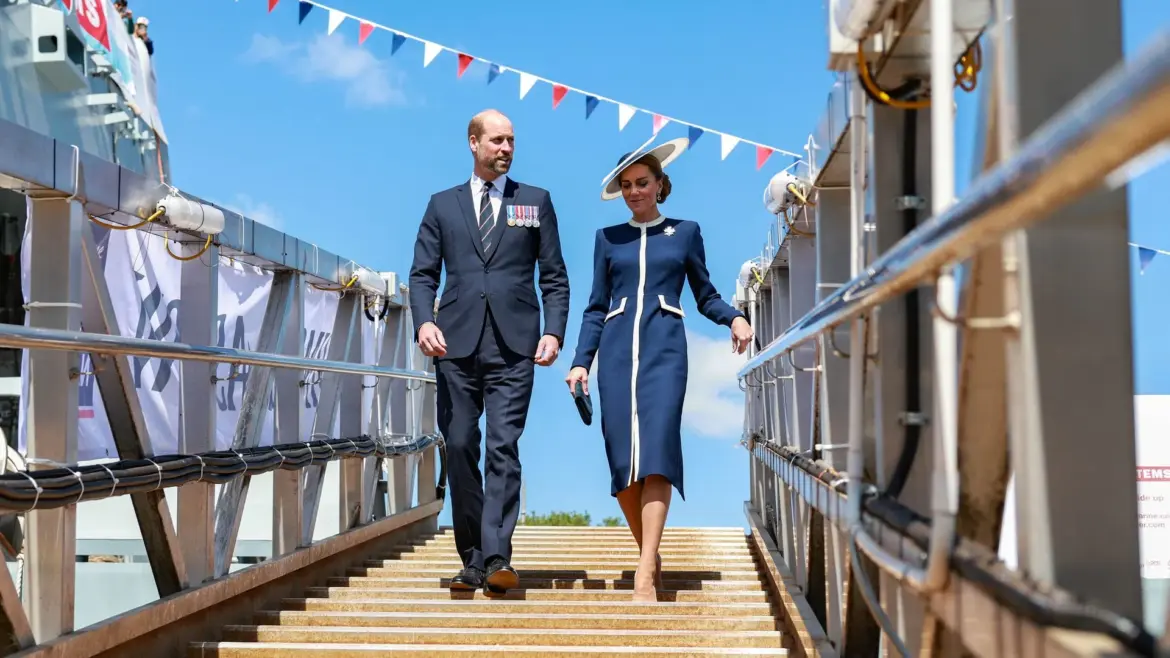 Royal couple visits Glasgow as Princess of Wales launches HMS Glasgow with whisky-smashing ceremony and tour of shipbuilding academy