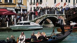 Protesters in Venice March Through Streets as City Becomes the First in the World to Charge Tourists a Daily Entry Fee