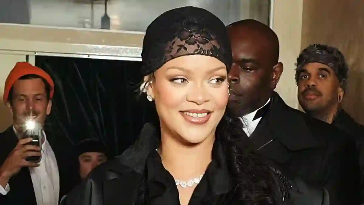 Rihanna announces her third pregnancy while attending A$AP Rocky’s Met Gala afterparty in New York City wearing a silk co-ord