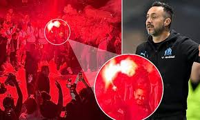 Roberto De Zerbi joins wild 4am street party as Marseille fans flood city in celebration after sealing Champions League spot in France