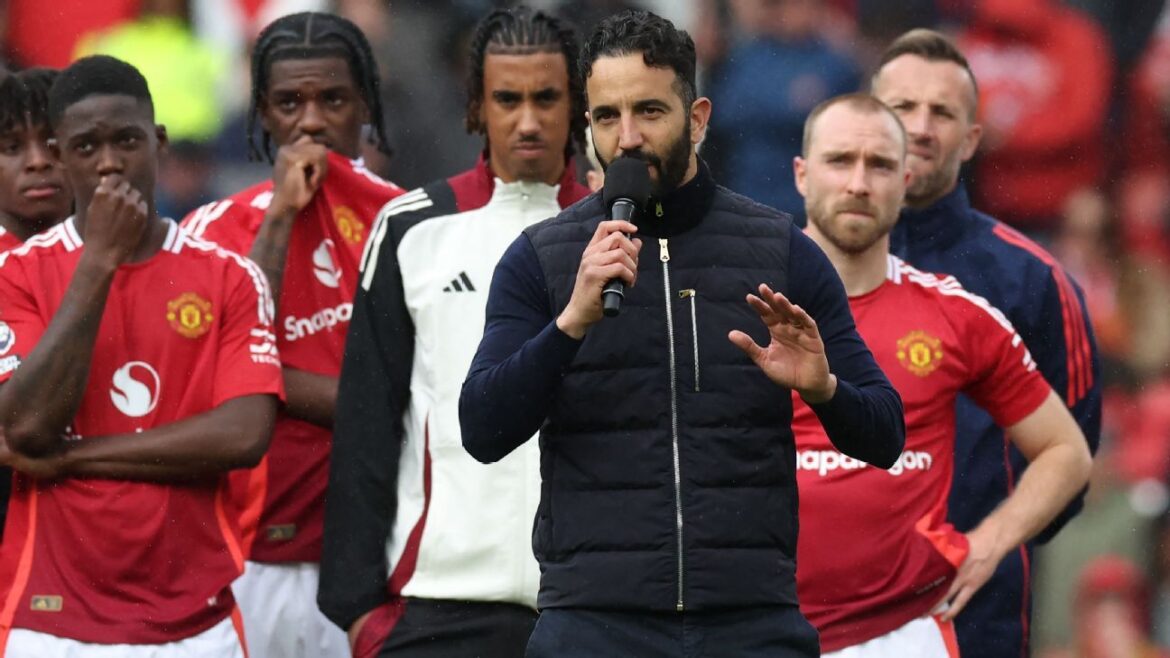 Honest but risky Ruben Amorim apologizes publicly for Manchester United’s worst-ever season in emotional speech at Old Trafford