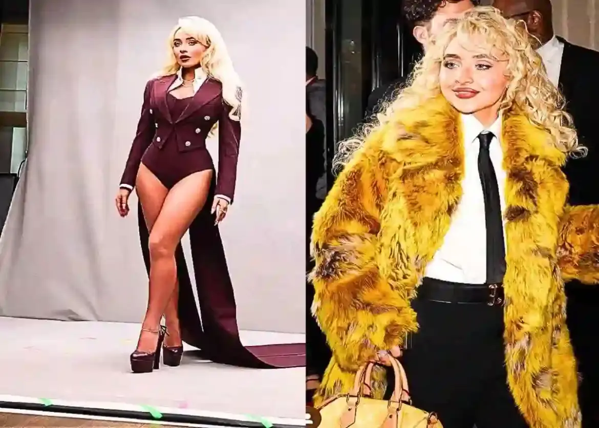 Sabrina Carpenter Stuns at the 2025 Met Gala with a Daring Pantsless Louis Vuitton Ensemble Designed by Pharrell in New York