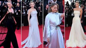 Scarlett Johansson Eva Herzigova Elsa Hosk and Toni Garrn Light Up Cannes Film Festival Red Carpet With Stunning Fashion Statements at A Private Life Premiere