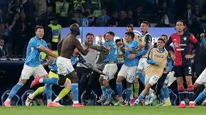 Scott McTominay and Romelu Lukaku lead Napoli to Serie A title with 2-0 victory over Cagliari in Italy