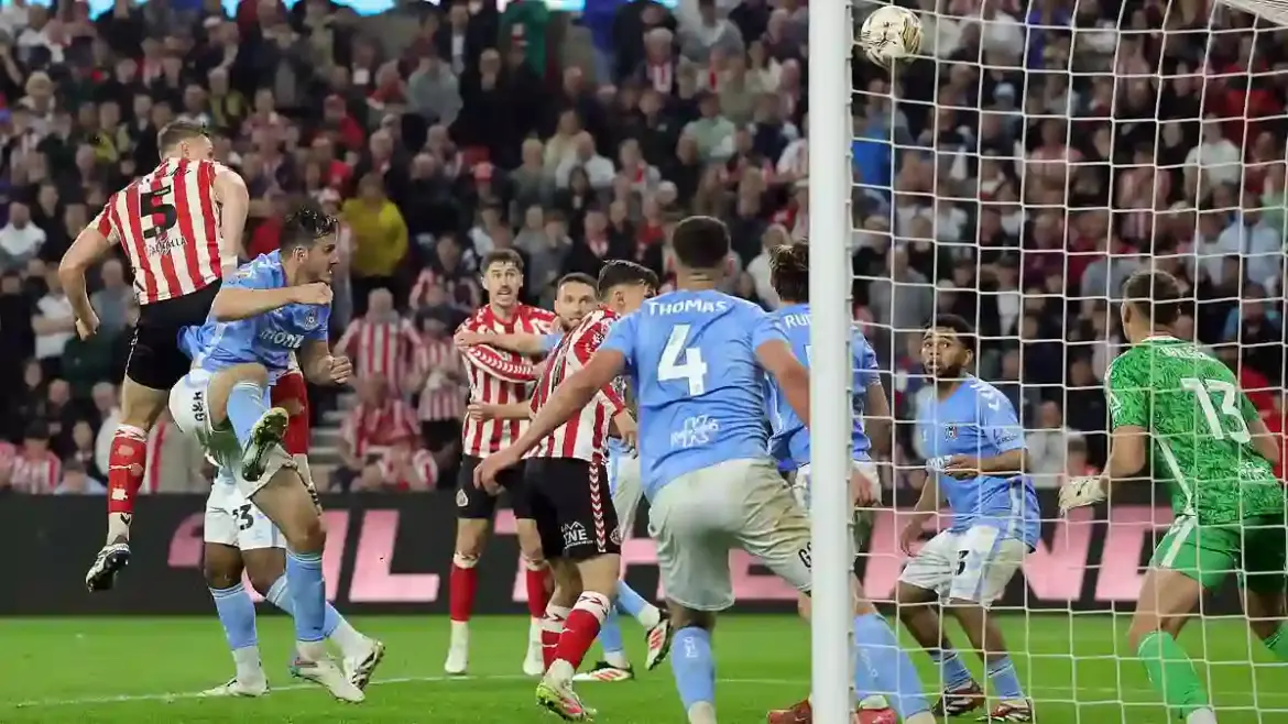 Dan Ballard rescues Sunderland with dramatic extra-time header that stuns Coventry at the Stadium of Light and sends Black Cats to Wembley
