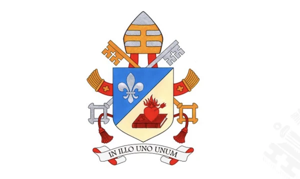 The official coat of arms of Pope Leo XIV