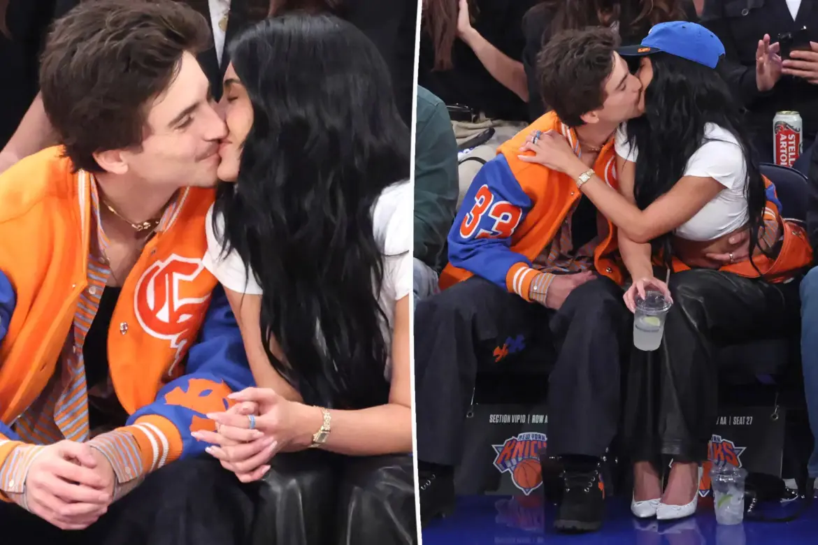 Kylie Jenner and Timothée Chalamet Steal the Spotlight with Flirty PDA and Whispers of Romance During Knicks vs Pacers Playoff Game at Madison Square Garden