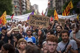 Tourists Leave Local Residents Struggling to Afford Homes as Overcrowding in Barcelona Sparks Summer Protests