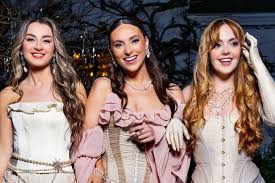 UK Girl Group Remember Monday Prepares to Perform Their Eurovision Song What The Hell Just Happened at the Grand Final in Basel Switzerland