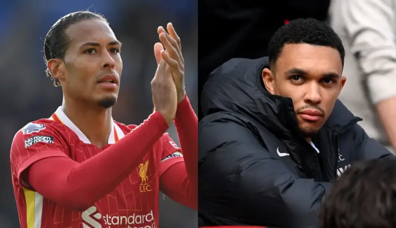 Virgil van Dijk and Trent Alexander-Arnold